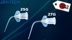 Иглы эндодонтические (пластиковые) DENTECH для ирригации корневых каналов