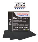 Платки для коффердама (черные) Dental Dam Black